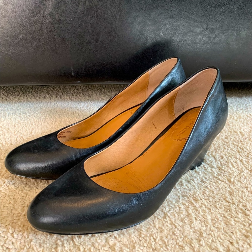 Corso Como black wedges